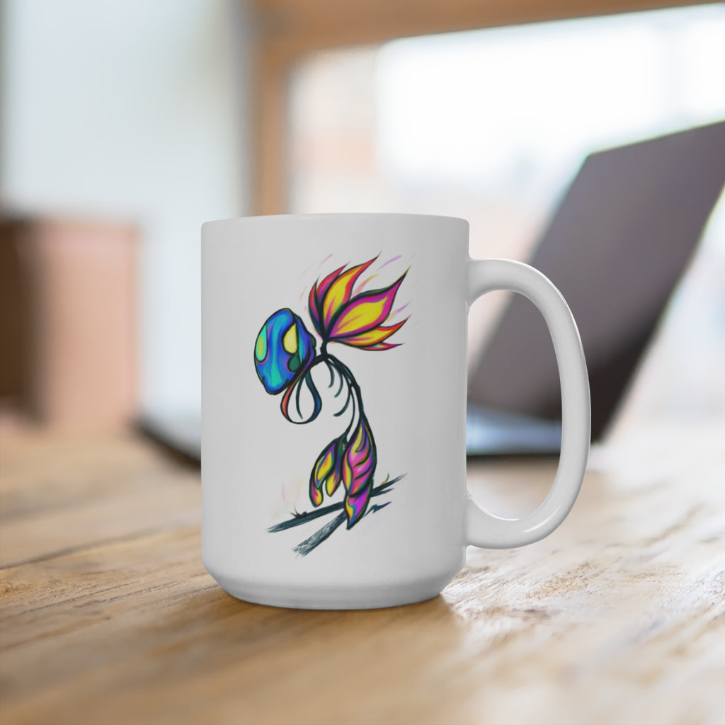 BioSlate | SkiBloom | PinkLemonade | 15oz Ceramic Mug