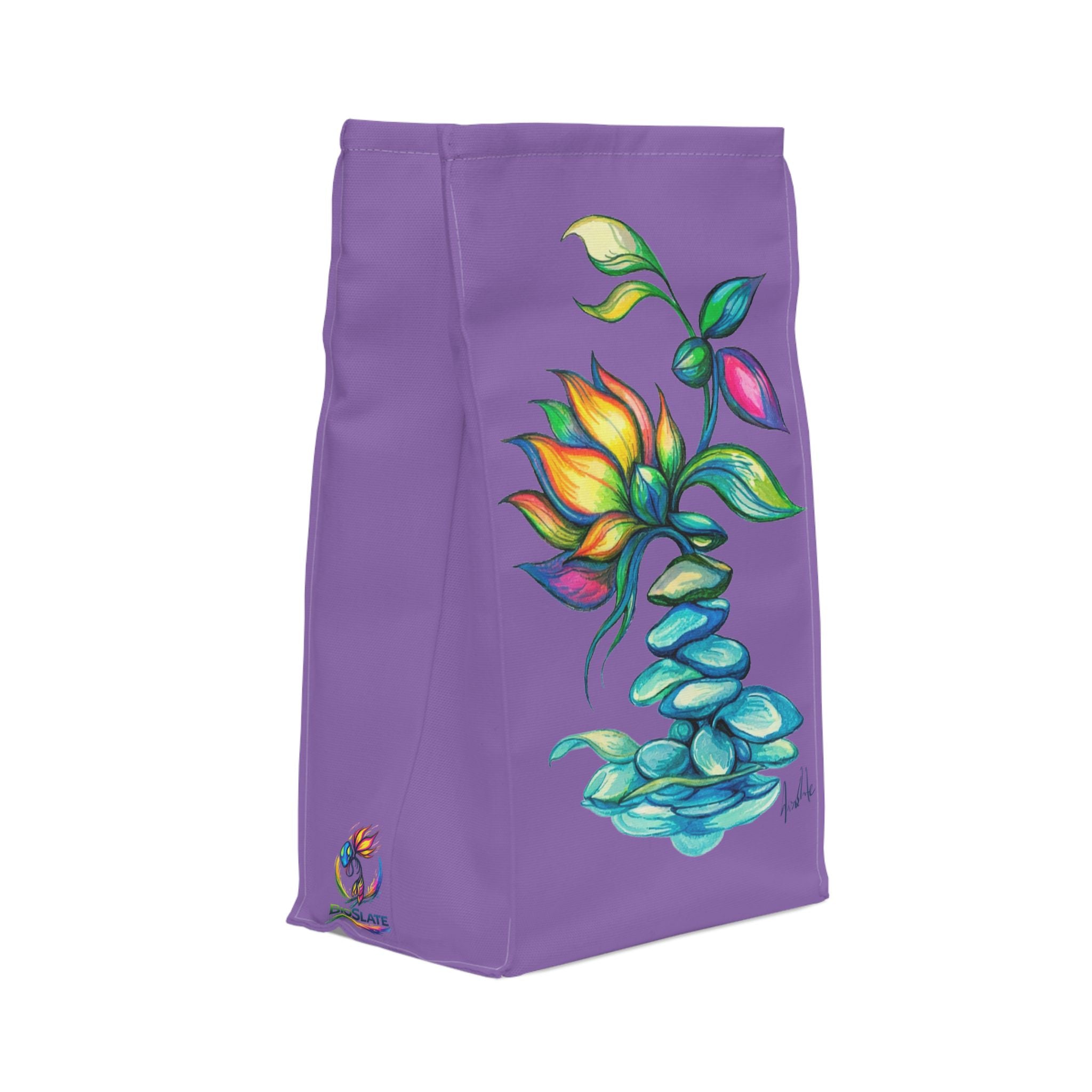 BioSlate | FlowPoem | Core | Purple | Insulated Lunch Bag