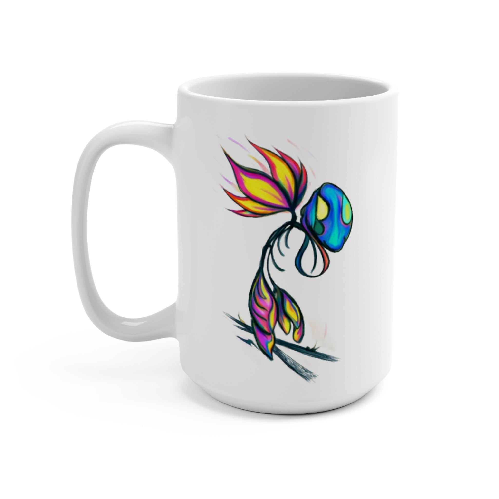 BioSlate | SkiBloom | PinkLemonade | 15oz Ceramic Mug
