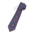 "DirkyThreadz Kaleidoscope Necktie - Vibrant Geometric Pattern for Bold Elegance"