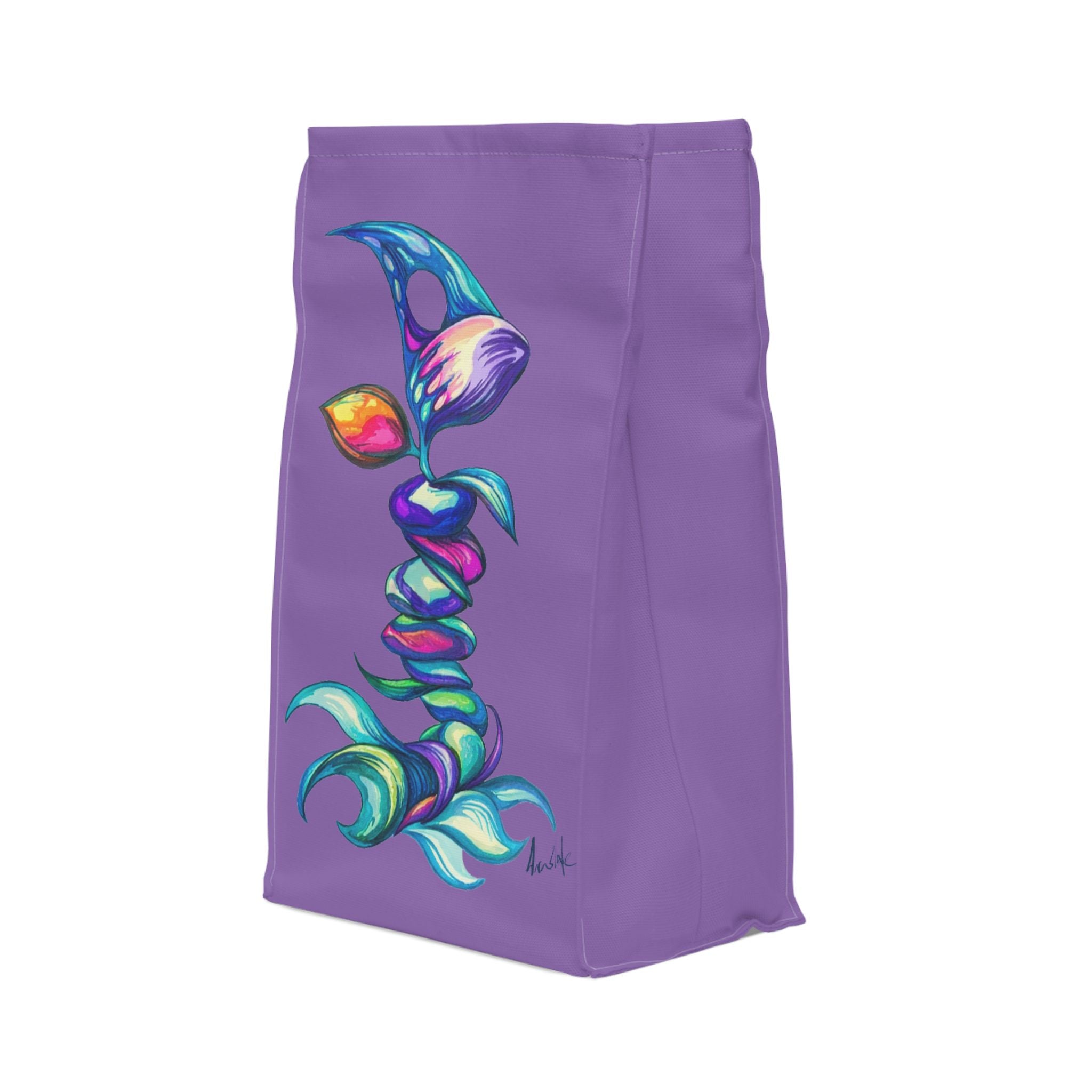 BioSlate | FlowPoem | Va One | Purple | Insulated Lunch Bag