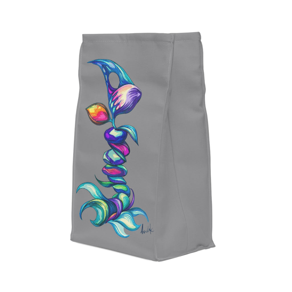BioSlate | FlowPoem | Va One | Gray | Insulated Lunch Bag