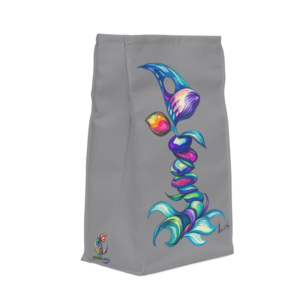 BioSlate | FlowPoem | Va One | Gray | Insulated Lunch Bag