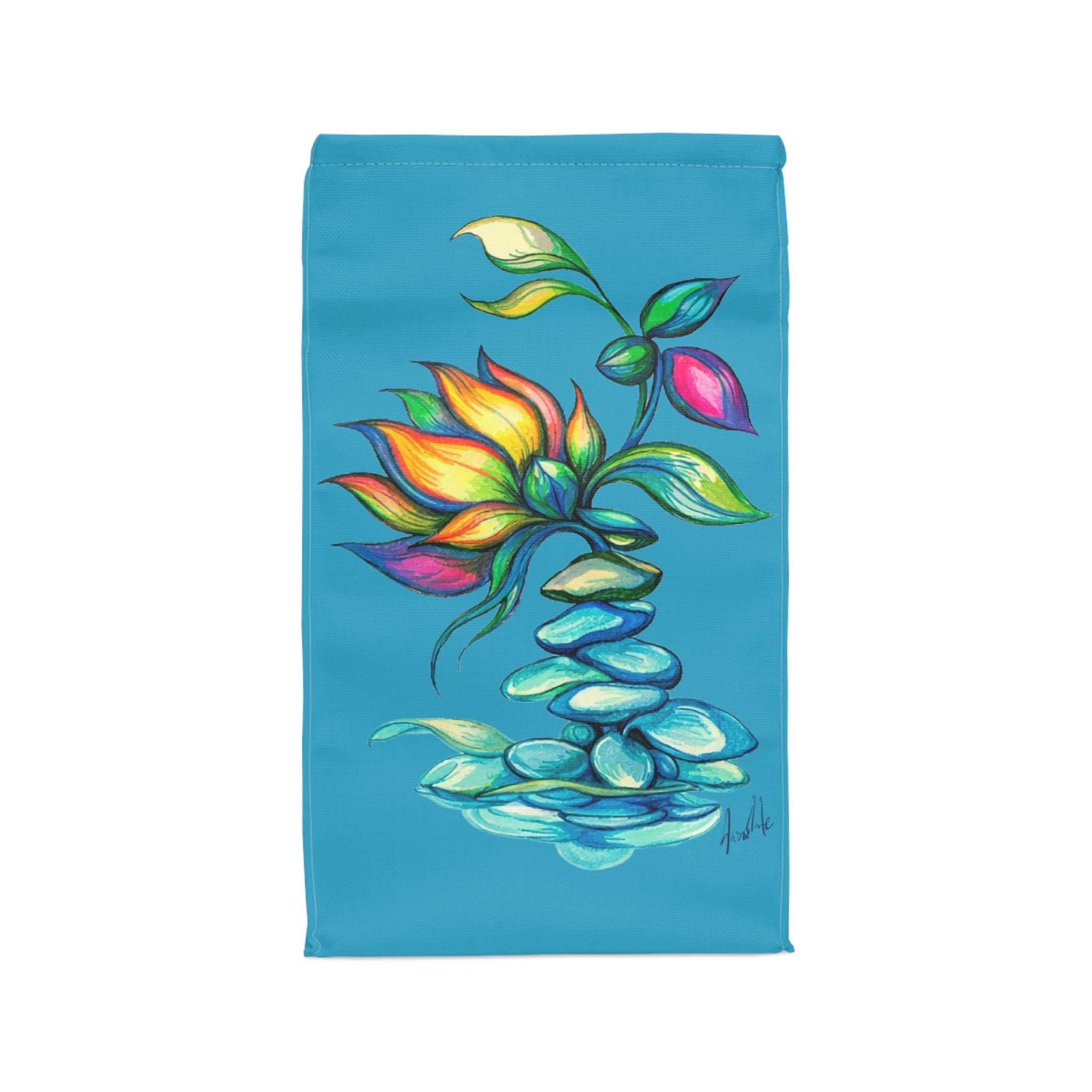 BioSlate | FlowPoem | Core | Turquoise | Insulated Lunch Bag