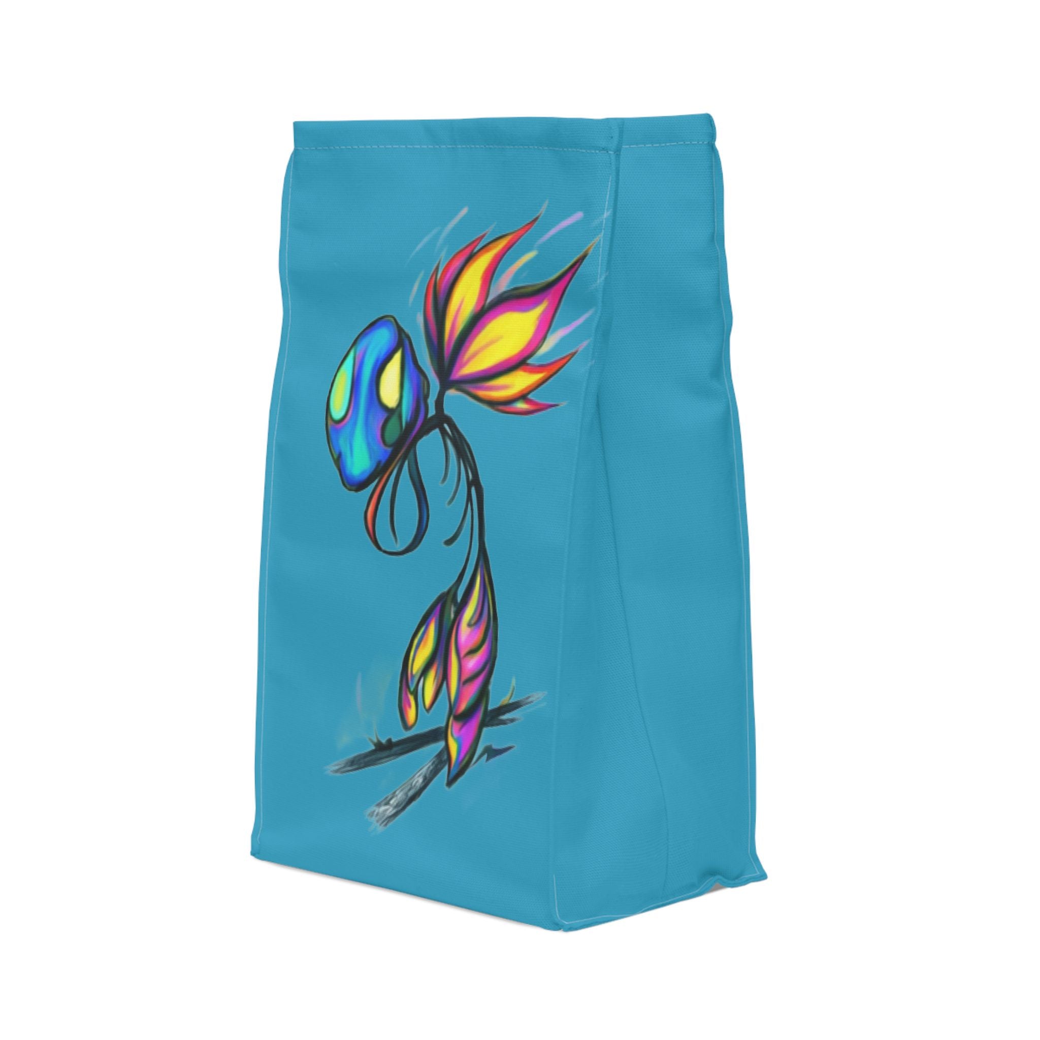 BioSlate | SkiBloom | PinkLemonade | Turquoise Insulated Lunch Bag