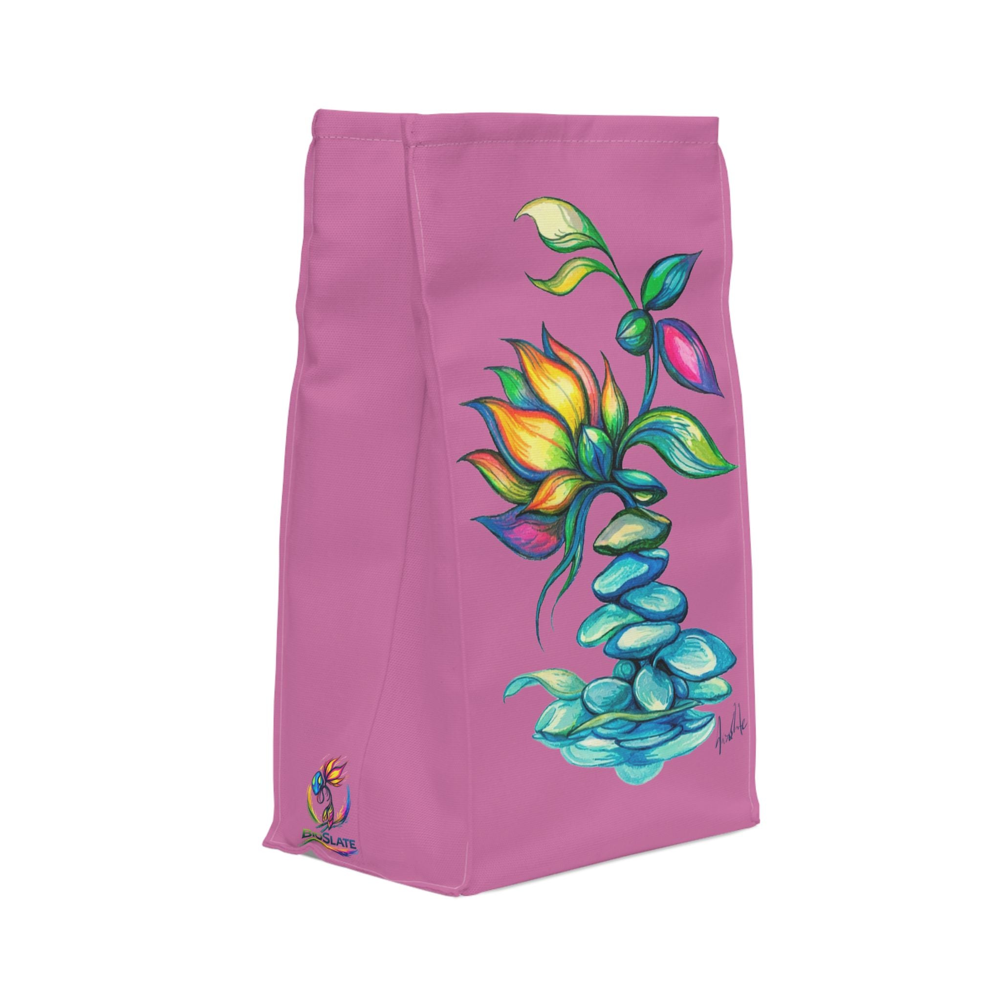 BioSlate | FlowPoem | Core | Pink | Insulated Lunch Bag