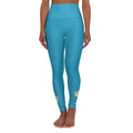 BioSlate | FlowPearl | Turquoise High-Waist Yoga Leggings