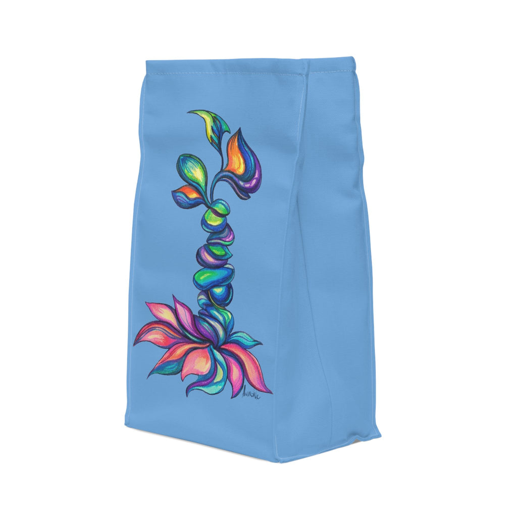 BioSlate | FlowPoem | Va Two | Blue | Insulated Lunch Bag