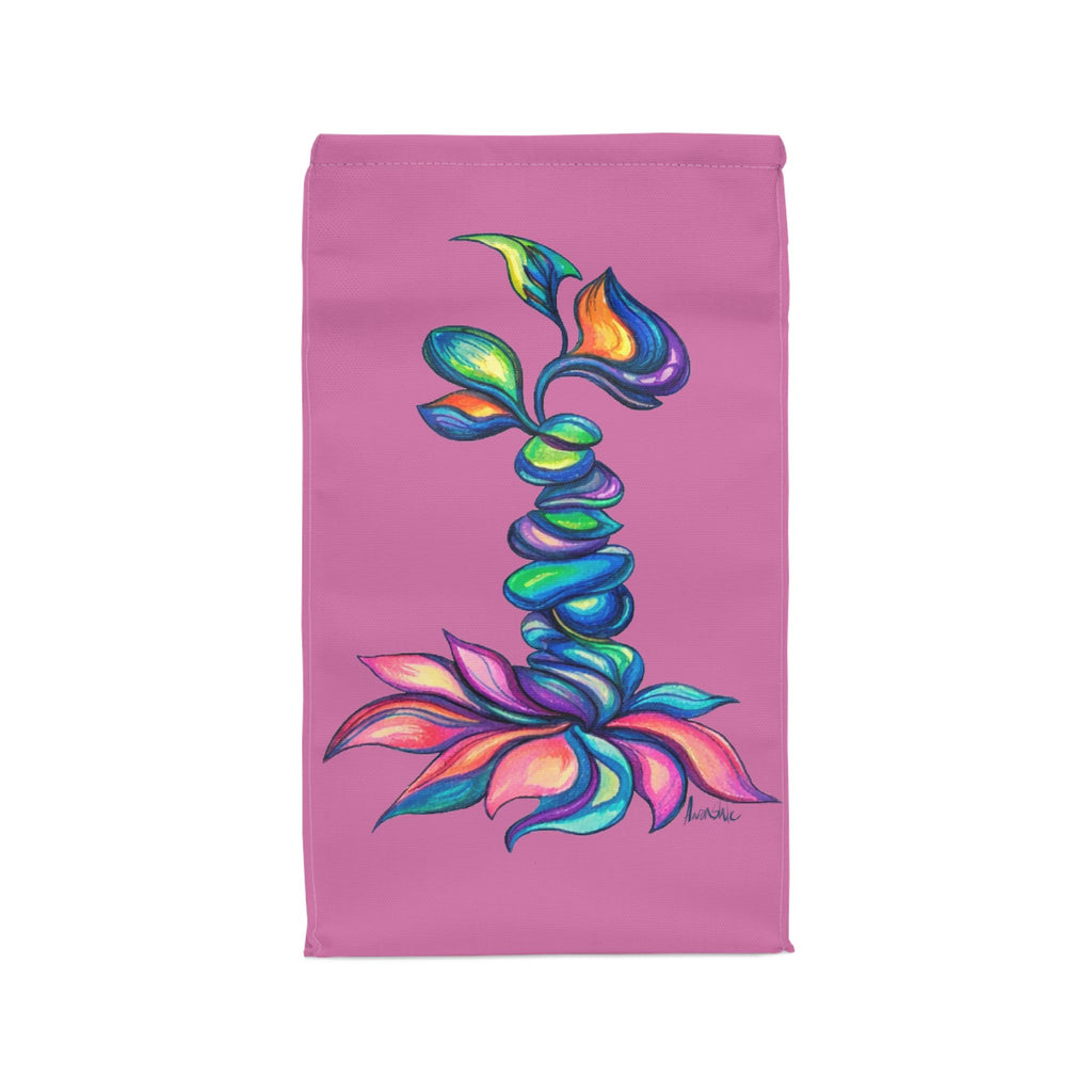 BioSlate | FlowPoem | Va Two | Pink | Insulated Lunch Bag