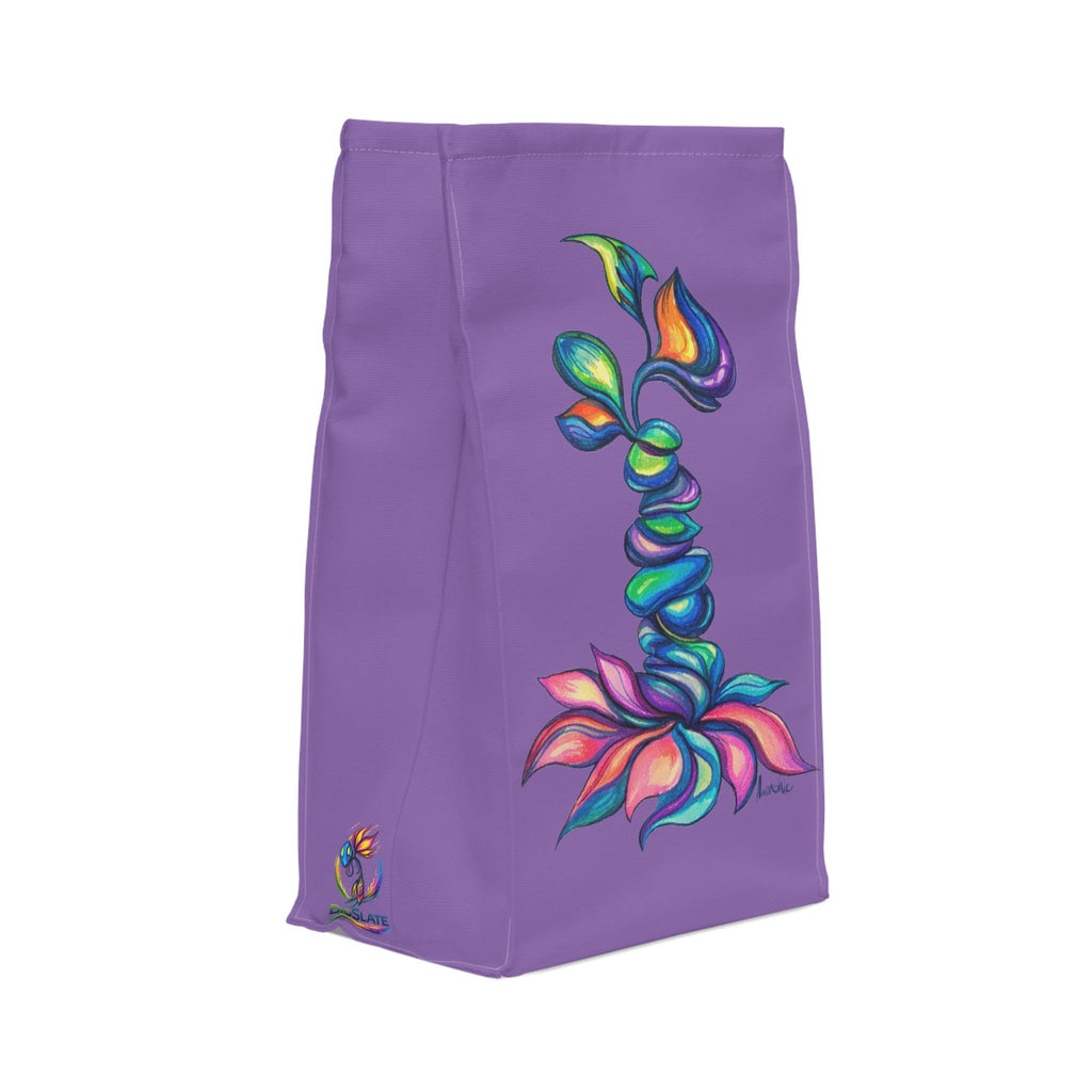BioSlate | FlowPoem | Va Two | Purple | Insulated Lunch Bag