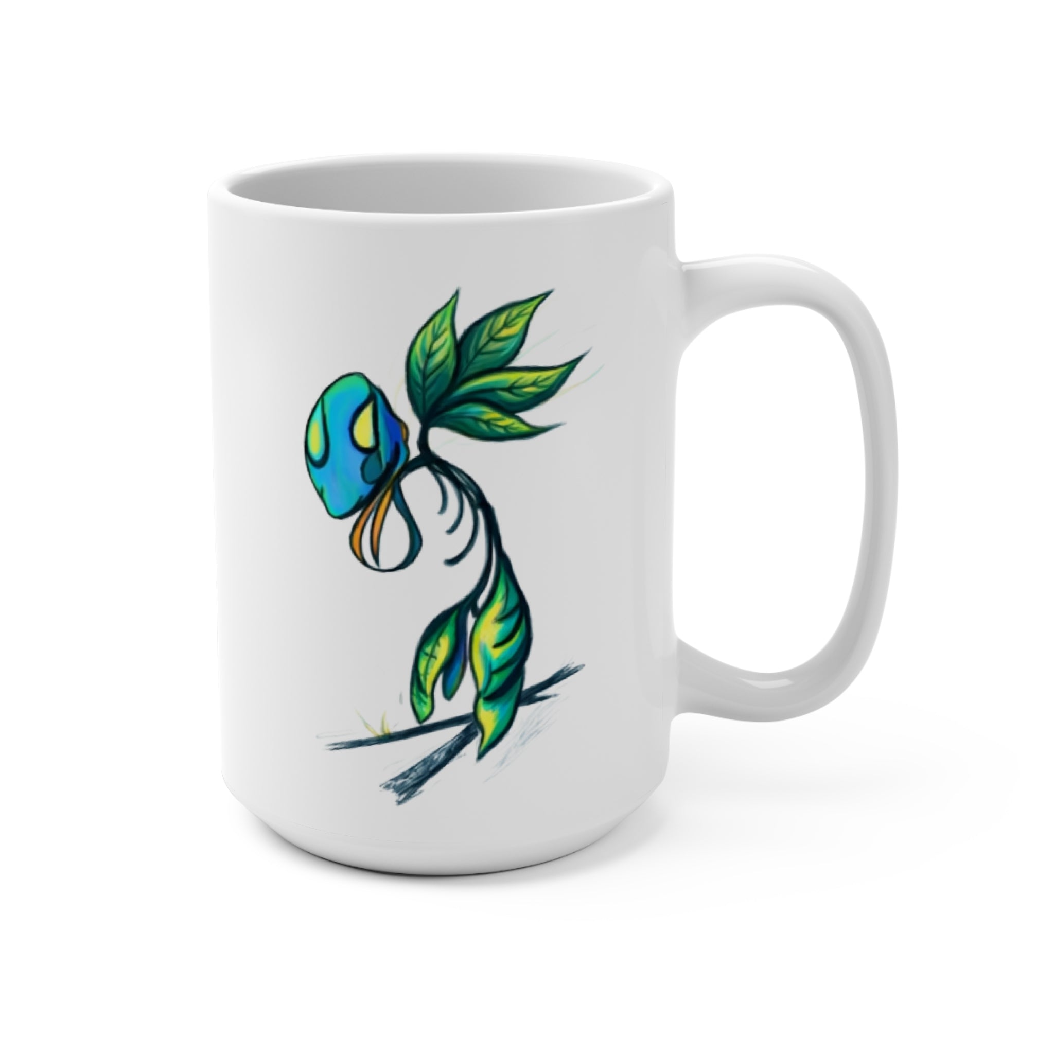BioSlate | SkiBloom | GreenGene | 15oz Ceramic Mug