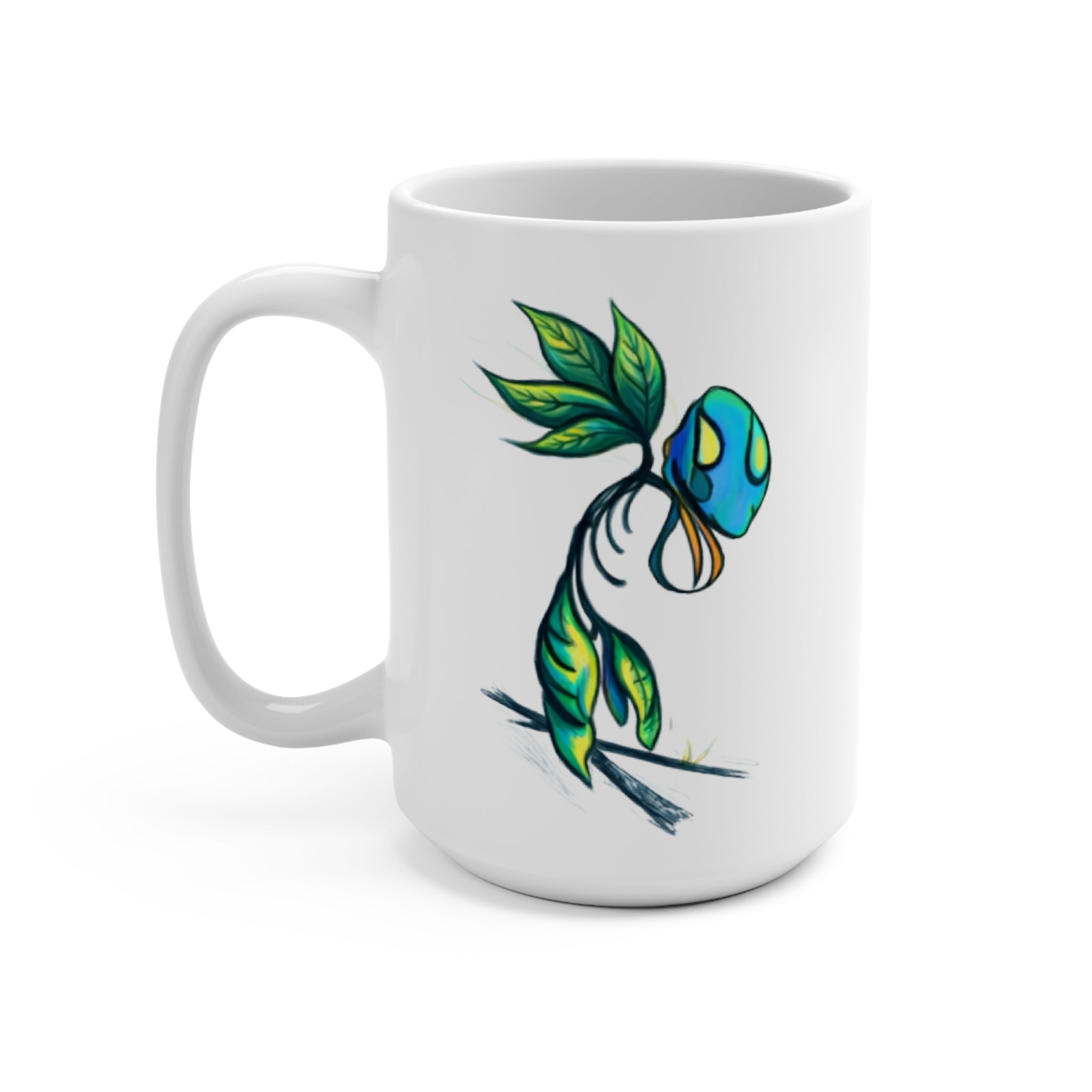 BioSlate | SkiBloom | GreenGene | 15oz Ceramic Mug