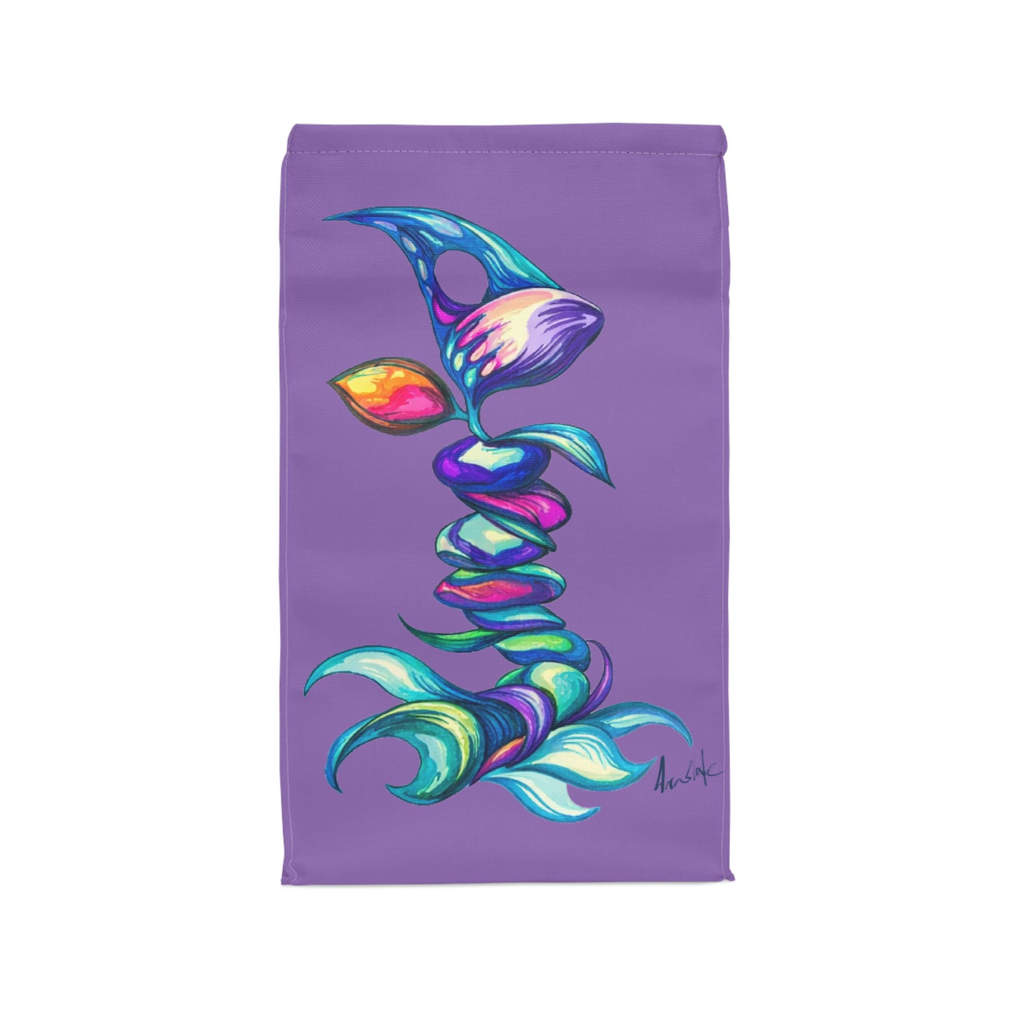 BioSlate | FlowPoem | Va One | Purple | Insulated Lunch Bag