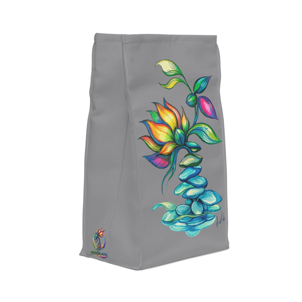 BioSlate | FlowPoem | Core | Gray | Insulated Lunch Bag