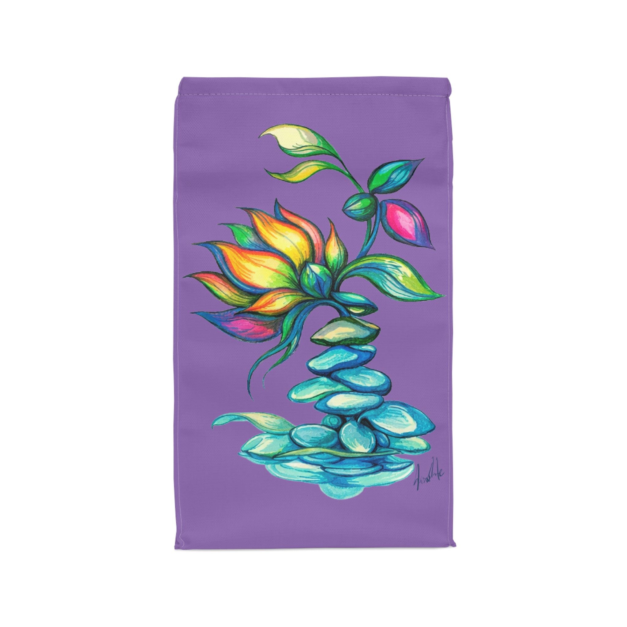 BioSlate | FlowPoem | Core | Purple | Insulated Lunch Bag