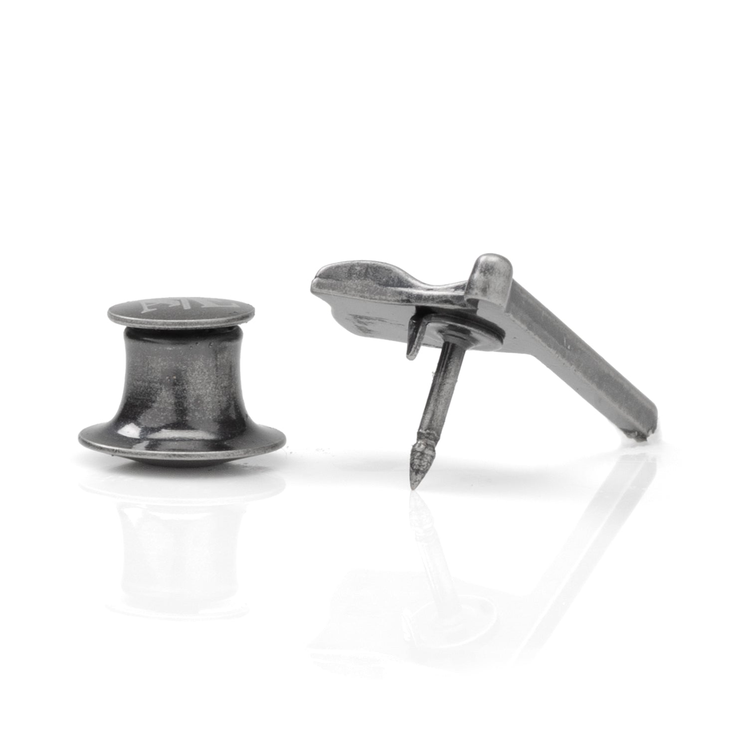 Golf 18th Hole Antique Silver Lapel Pin