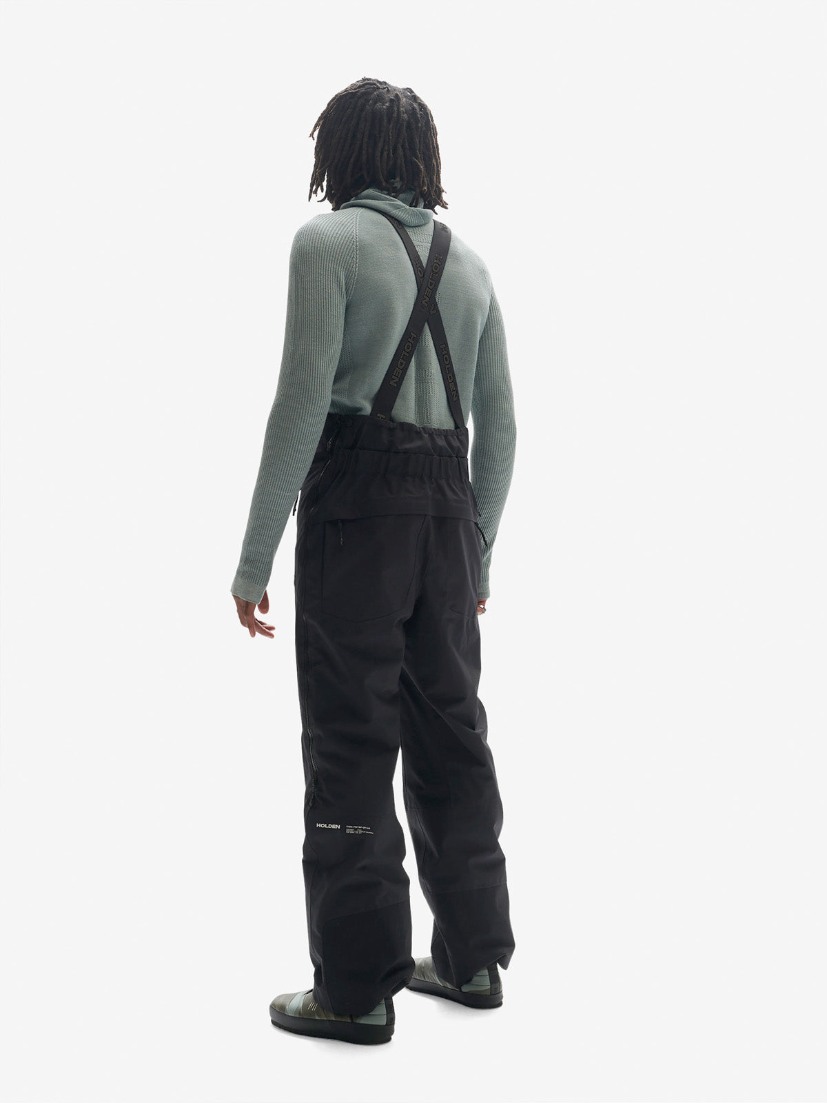2 Layers Powder Bib - Black
