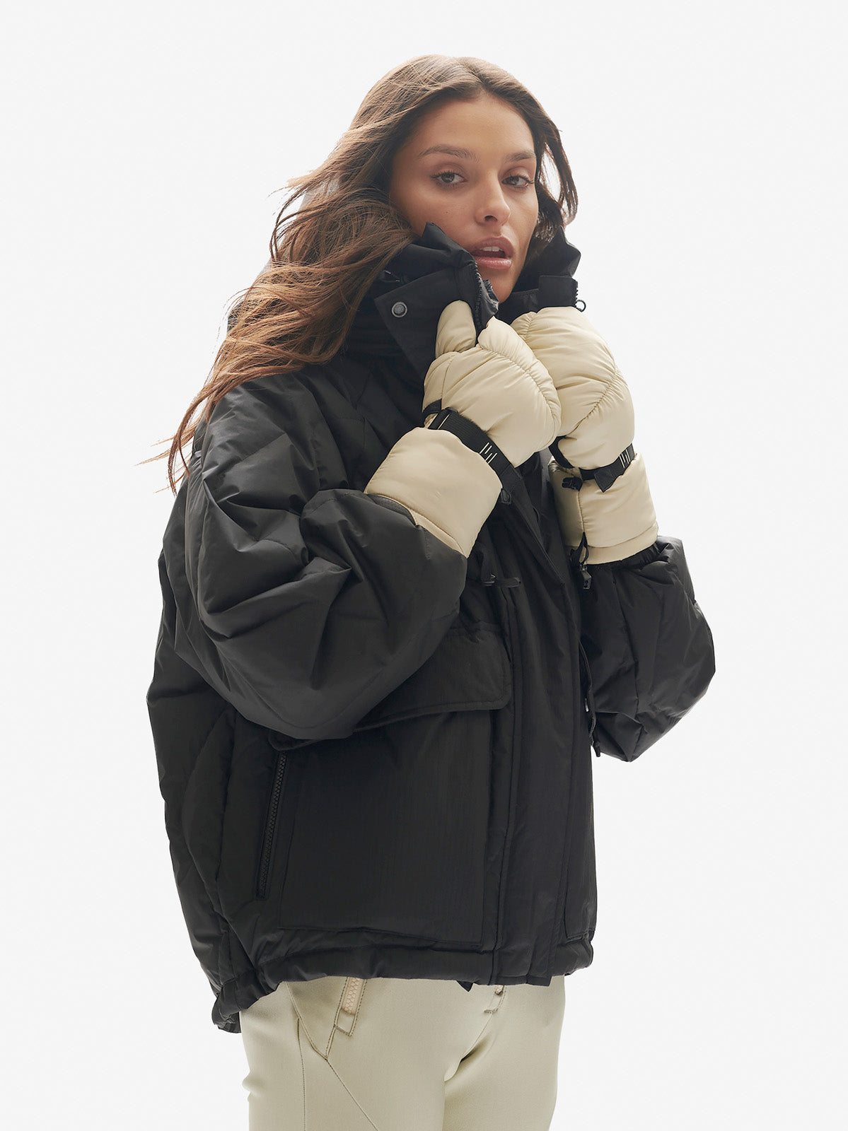 Puffy Mitten - Canvas