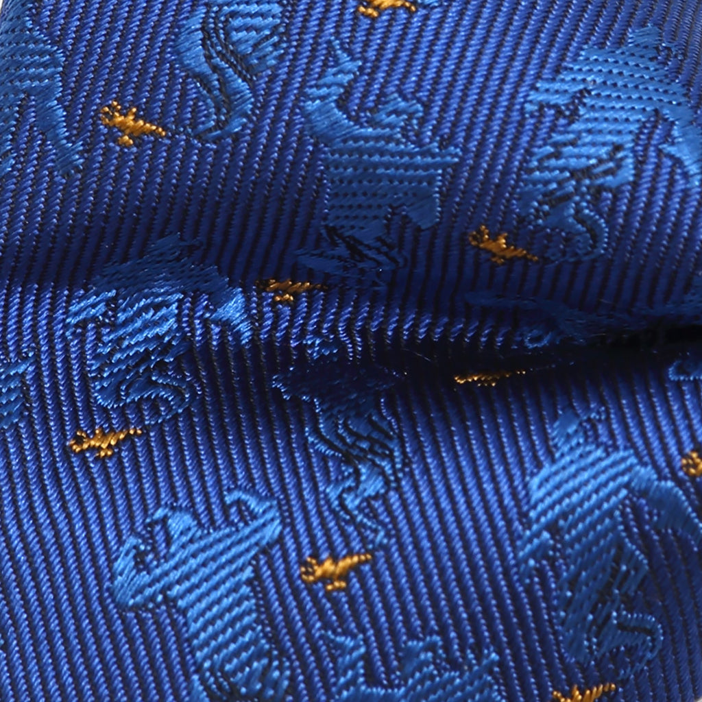Disney Aladdin Genie Scattered Blue Big Boys' Bow Tie