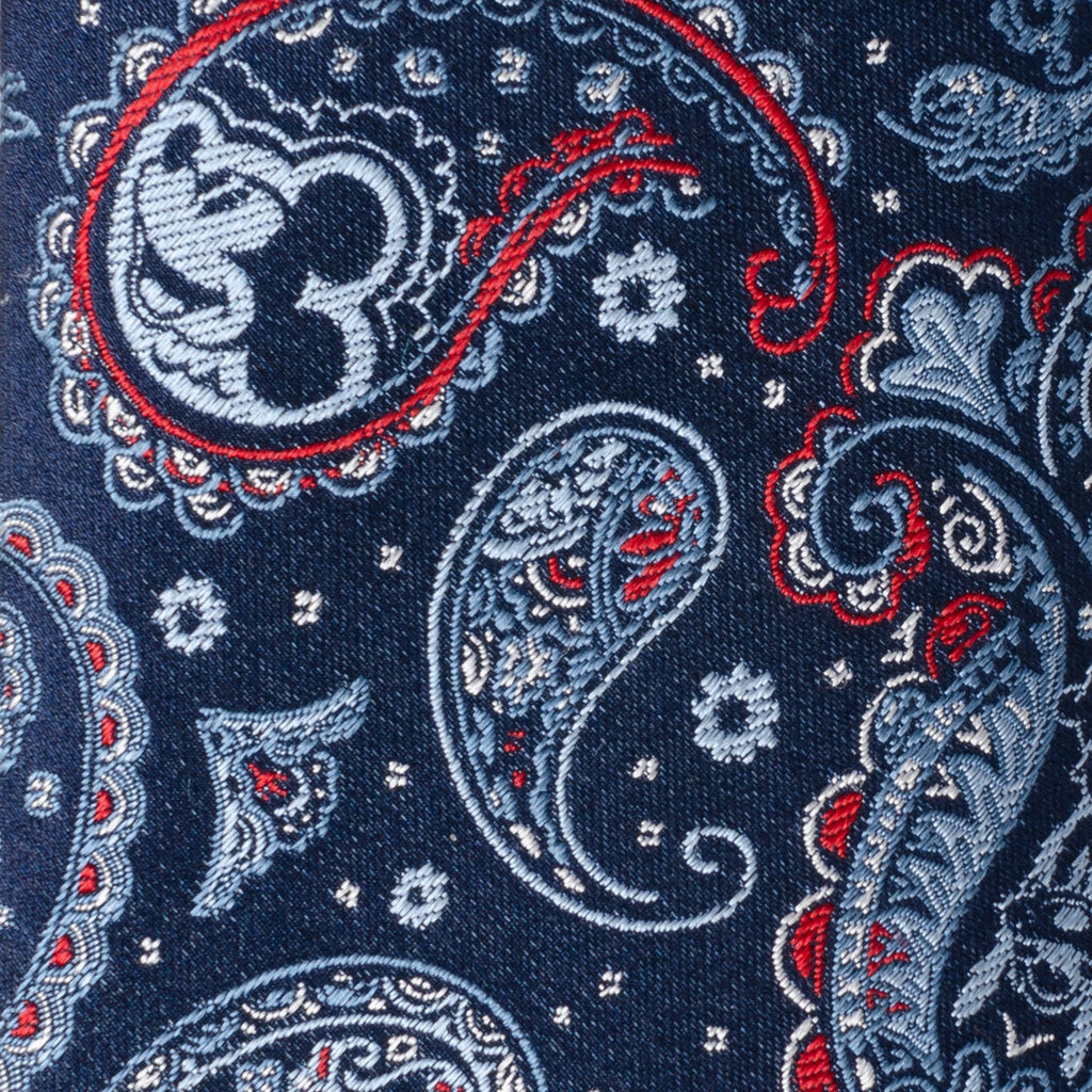 Disney Mickey and Friends Paisley Blue Multi Men's Tie