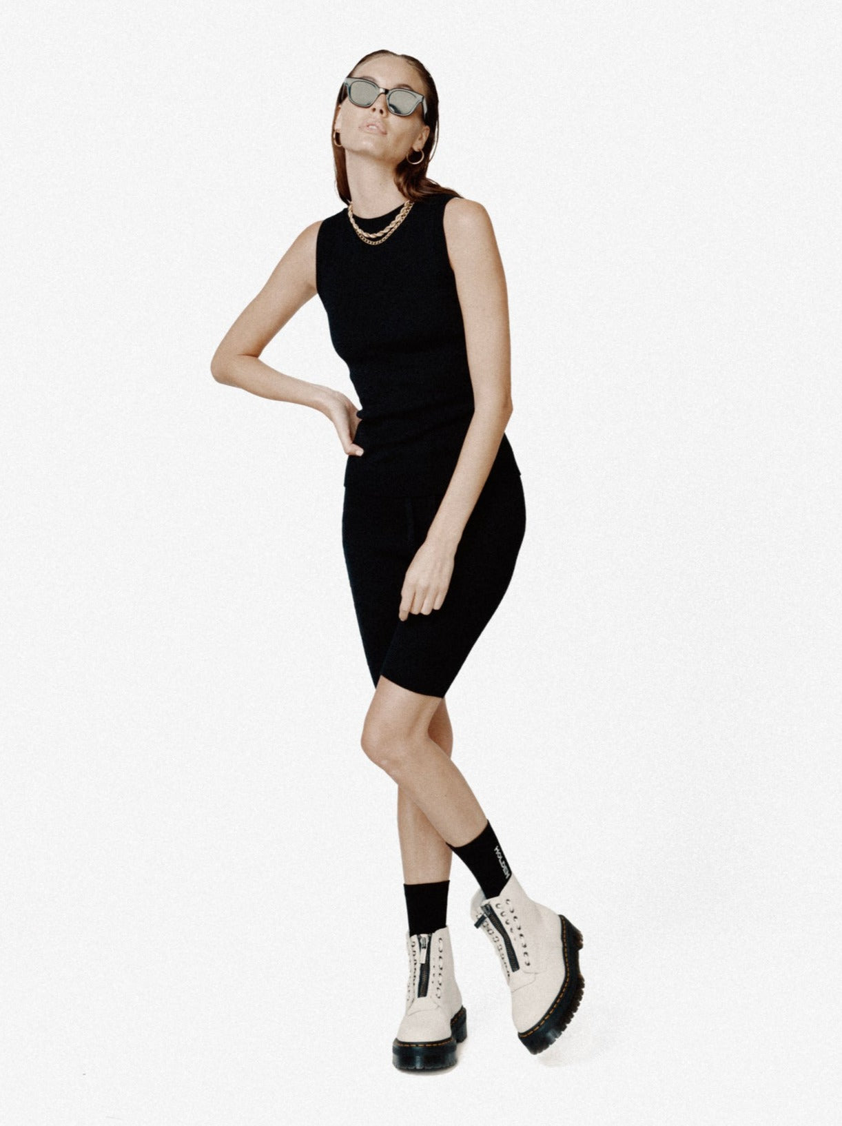 Seamless Biker Short - Black