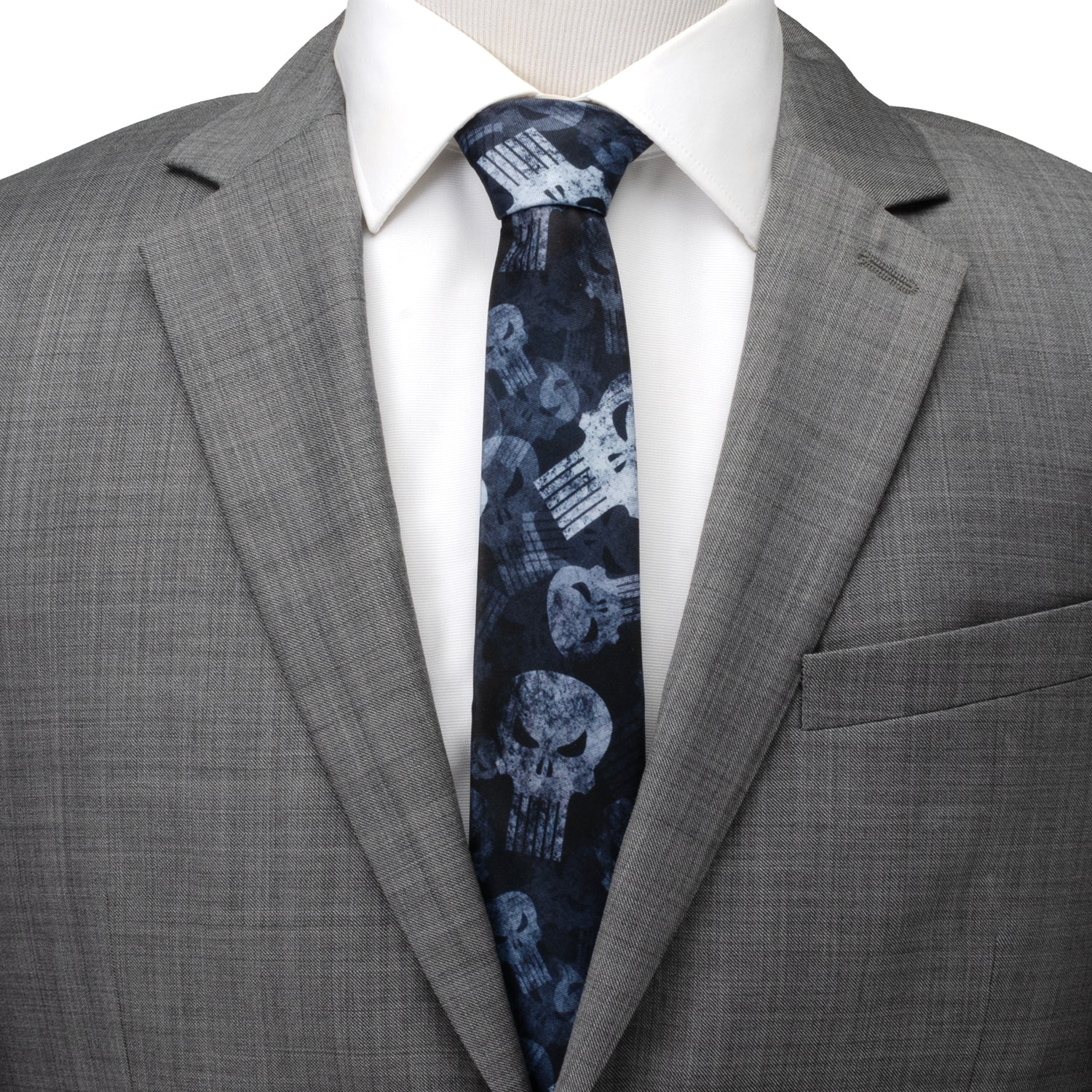 Marvel Punisher Dark Teal Men's Tie