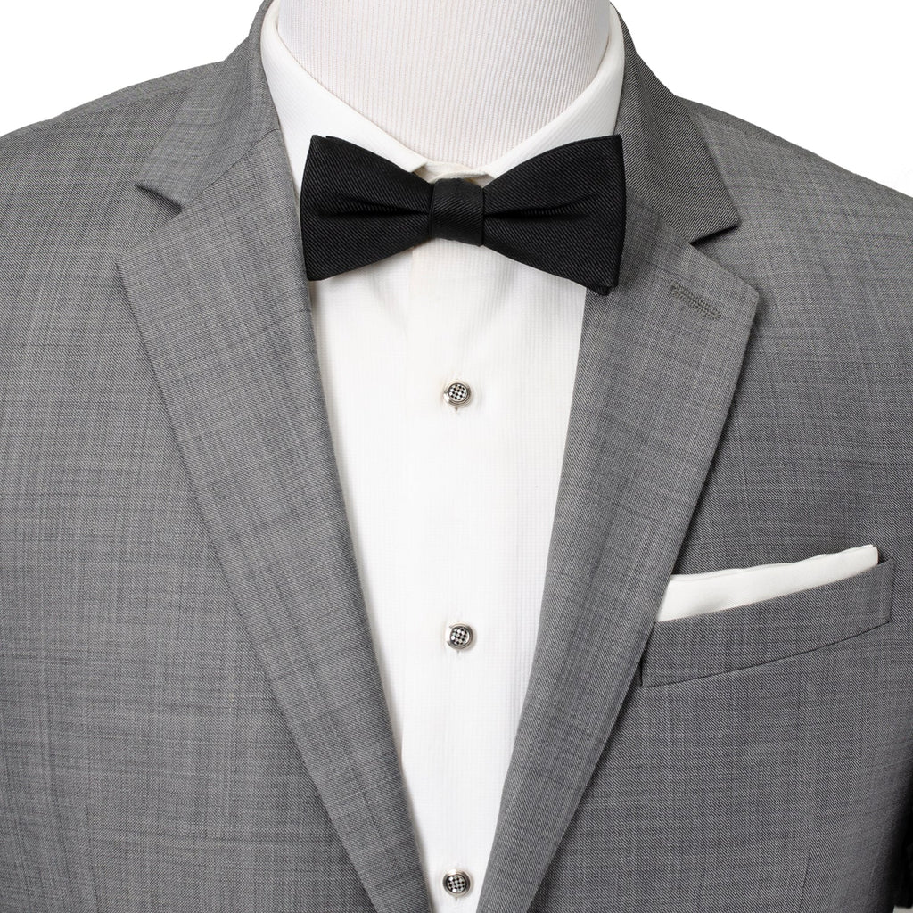 Black Silk Bow Pre-Tie