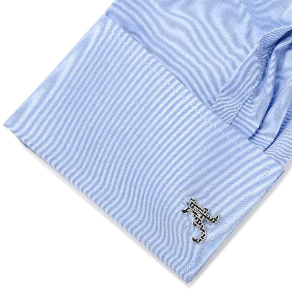 NCAA University of Alabama Houndstooth Cufflinks