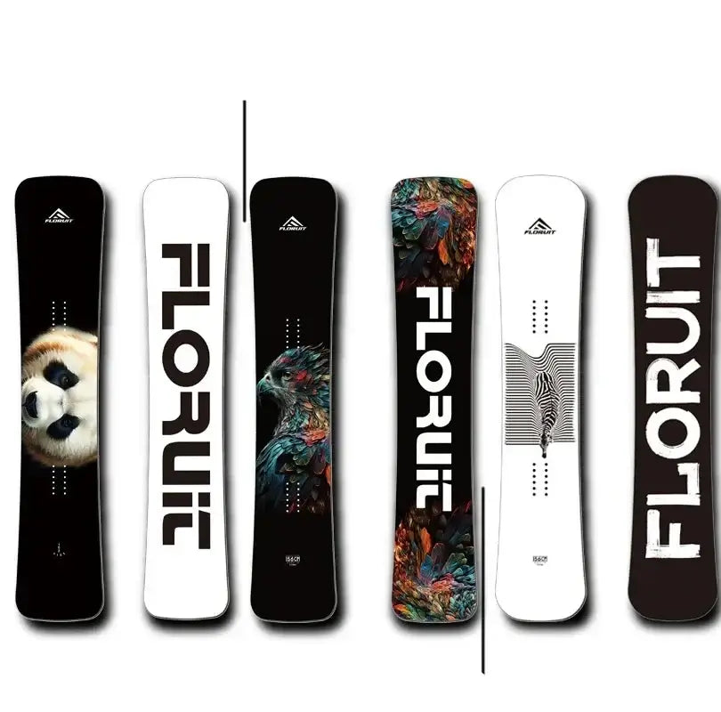 Freestyle Adult Snowboard with Bindings Boots & Fiberglass Construction