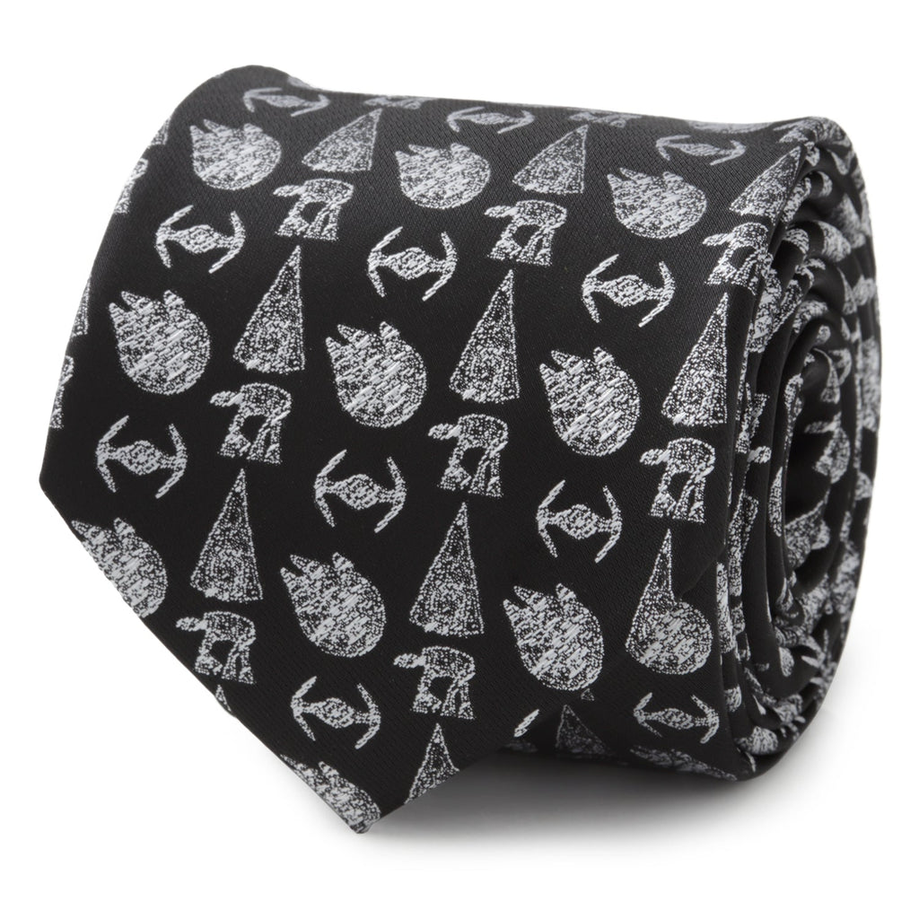 Star Wars Ships Black Tie