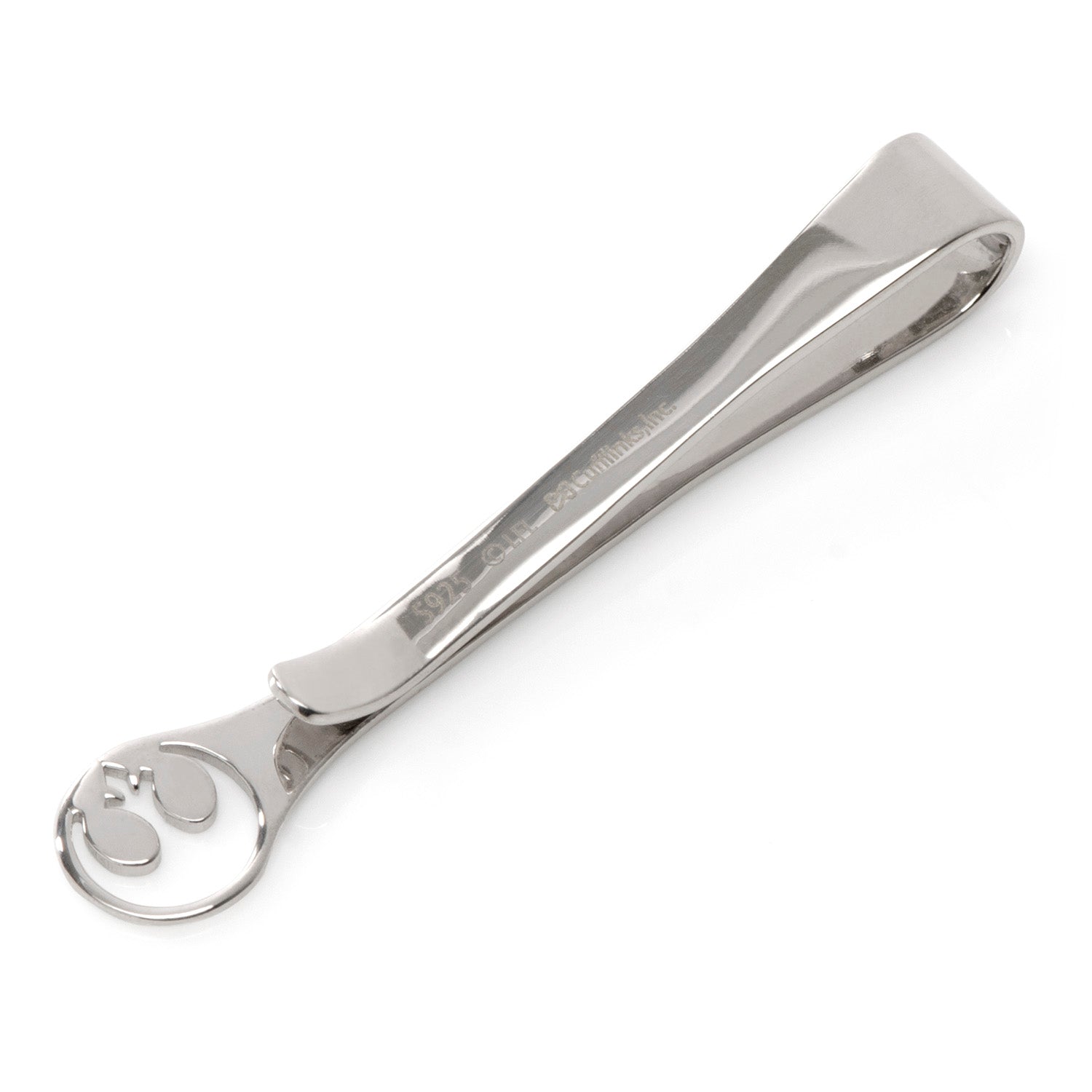 Star Wars Rebel Alliance Crest Cutout Sterling Silver Tie Bar