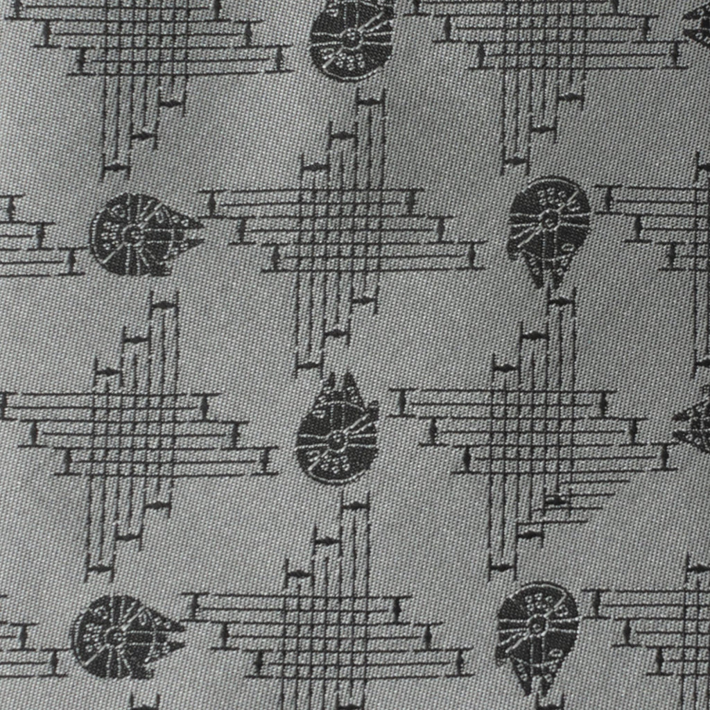 Star Wars Millennium Falcon Gray Tie