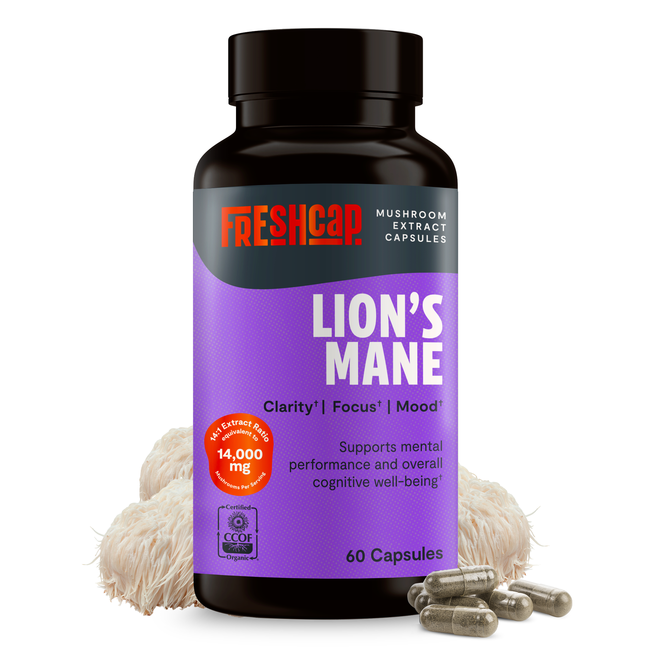 Lion's Mane Mushroom Extract Capsules