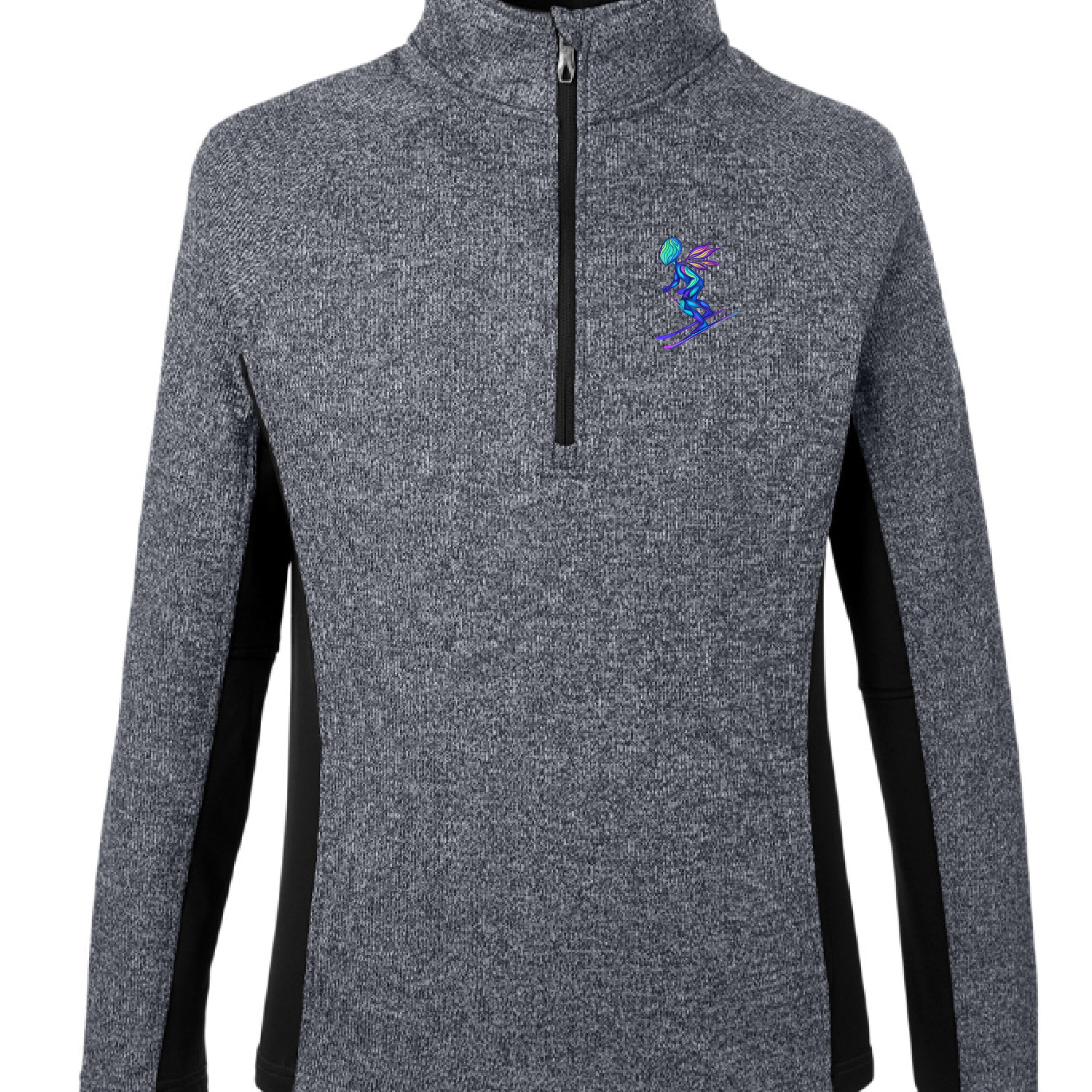 BLACK HTHR/ BLK - FRONT