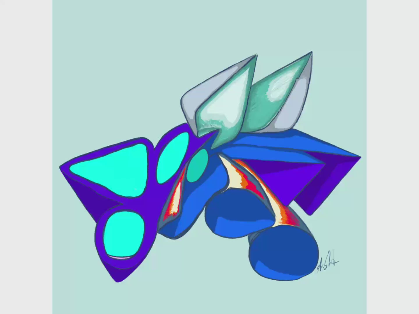 BioSlate | CellaPede | BGV | Museum-Quality Matte Paper Poster A0 (84.1 x 118.9  cm)
